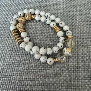 Beaded bracelet by The Lace Project